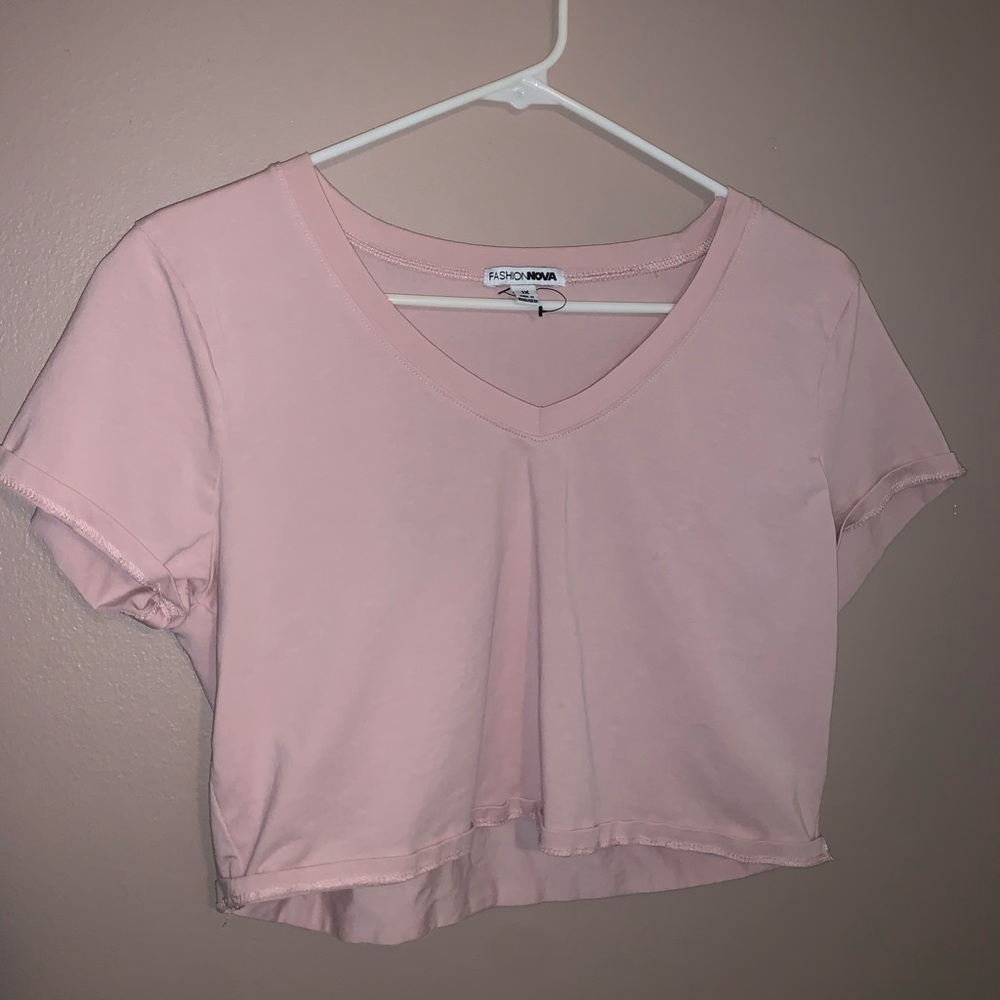 Fashion nova cropped tees.